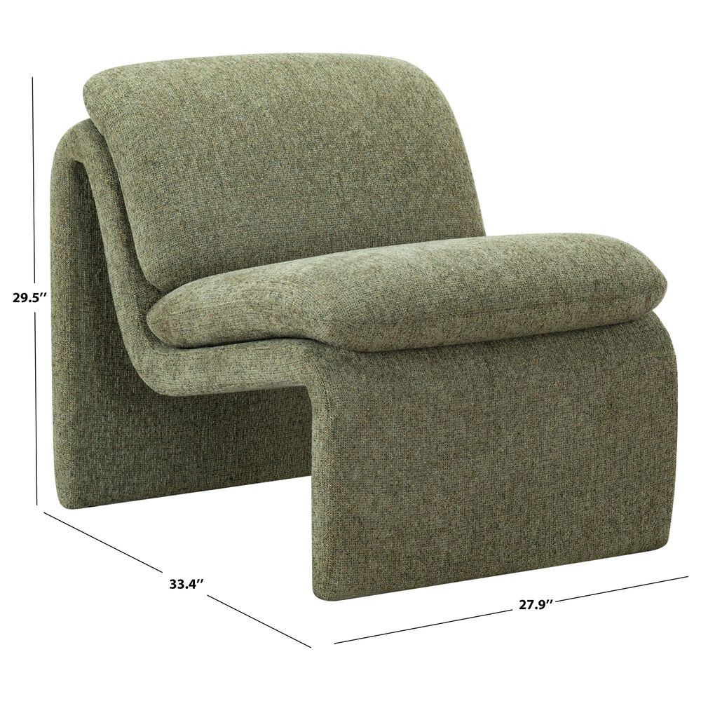 Safavieh Ainslie Accent Chair in Green, , large