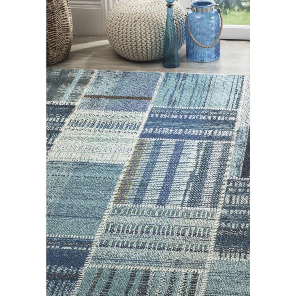 Safavieh Monaco MNC215F-5 5&#39;1&quot; x 7&#39;7&quot; Blue Area Rug, , large