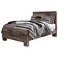 Ashley Derekson 4 Piece Full Panel Bed Set in Rustic Gray, , large