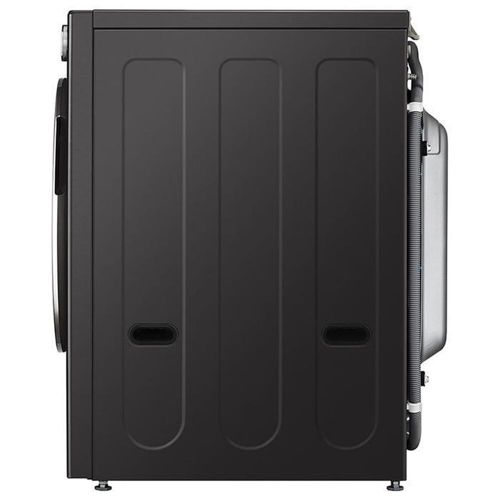 LG 5 Cu. Ft. Smart Front Load Washer with Pedestal in Black Steel, , large