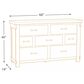 Signature Design by Ashley Brashland 3 Piece Queen Bedroom Set in White Textured, , large