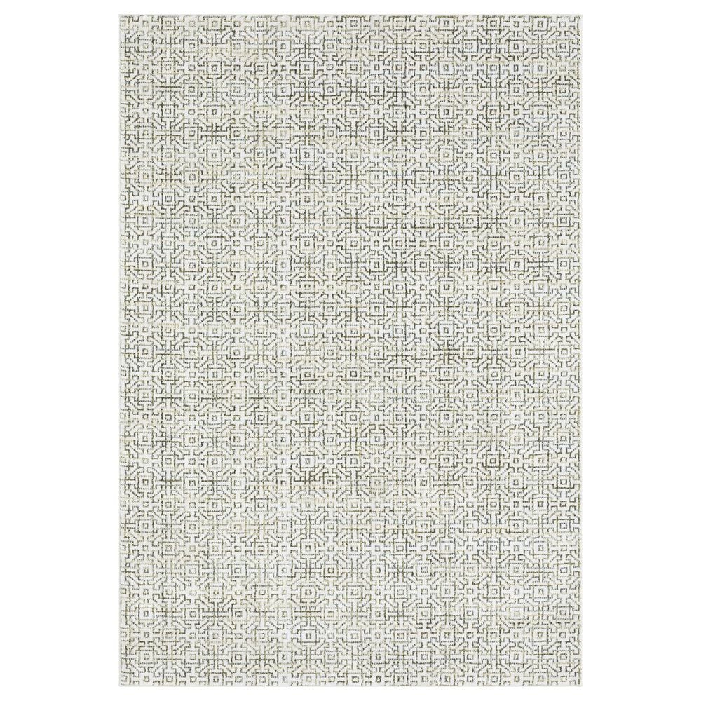 Oriental Weavers Atlas Ivory and Green 3"3" x 5"2" Area Rug, , large