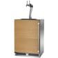 Perlick Signature Marine 5.2 Cu. Ft. Indoor 2-Faucet Adara Beverage Dispenser with Left Hinge Solid Door in Panel Ready and Stainless Steel, , large