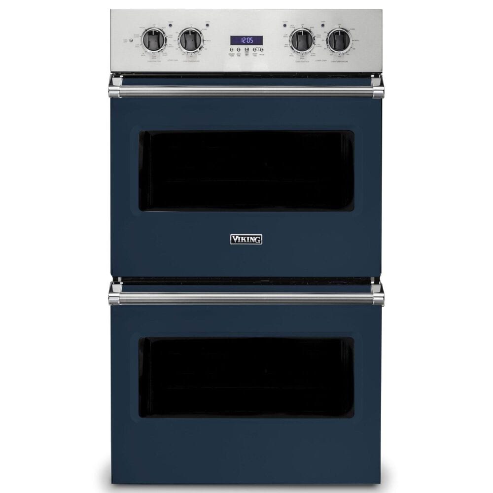 Viking Range 5 Series 30" Double Electric Wall Oven in Slate Blue, , large
