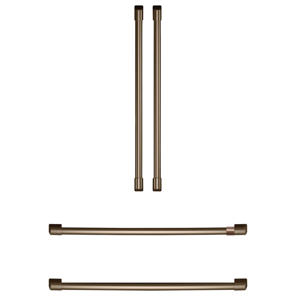 Cafe 4-Piece Refrigerator Handle Kit in Brushed Bronze, , large