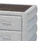 Baxton Studio Cadmus 2-Drawer Nightstand in Light Grey, , large