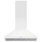 Fisher & Paykel 36" Classic Wall Hood with Pyramid Chimney in White, , large