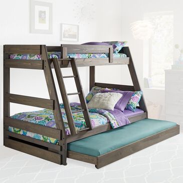 Rusticvale Twin/Full Bunkbed w/ Trundle, , large