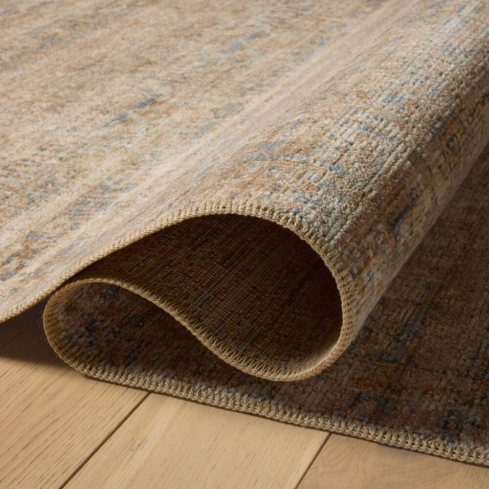 Amber Lewis x Loloi Molly Natural and Denim 2'7" x 7'9" Runner, , large