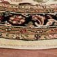 Safavieh Lyndhurst 6" Round Beige and Black Runner, , large