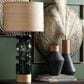 Crestview Collection Murphy Table Lamp in Green and Natural, , large