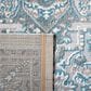 Safavieh Cabana CBN680N 5"5" x 7"7" Navy and Grey Indoor/Outdoor Area Performance Rug, , large