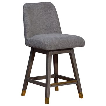 Blue River Amelia 26" Swivel Counter Stool in Grey Oak, , large