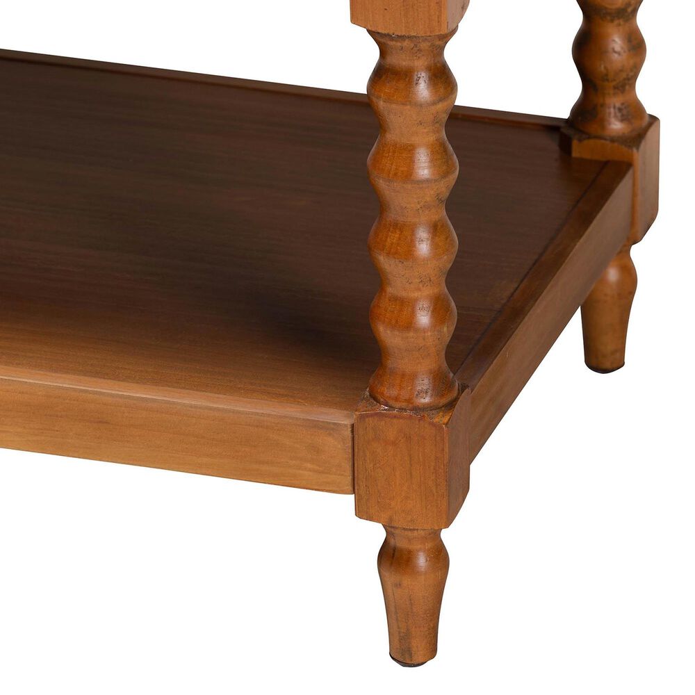 Baxton Studio Imogene Retro-Modern End Table in Walnut Brown, , large