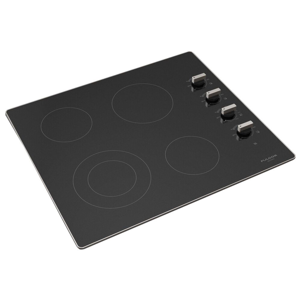 Fulgor Milano 300 Series 24&quot; Electric Cooktop in Black Glass, , large