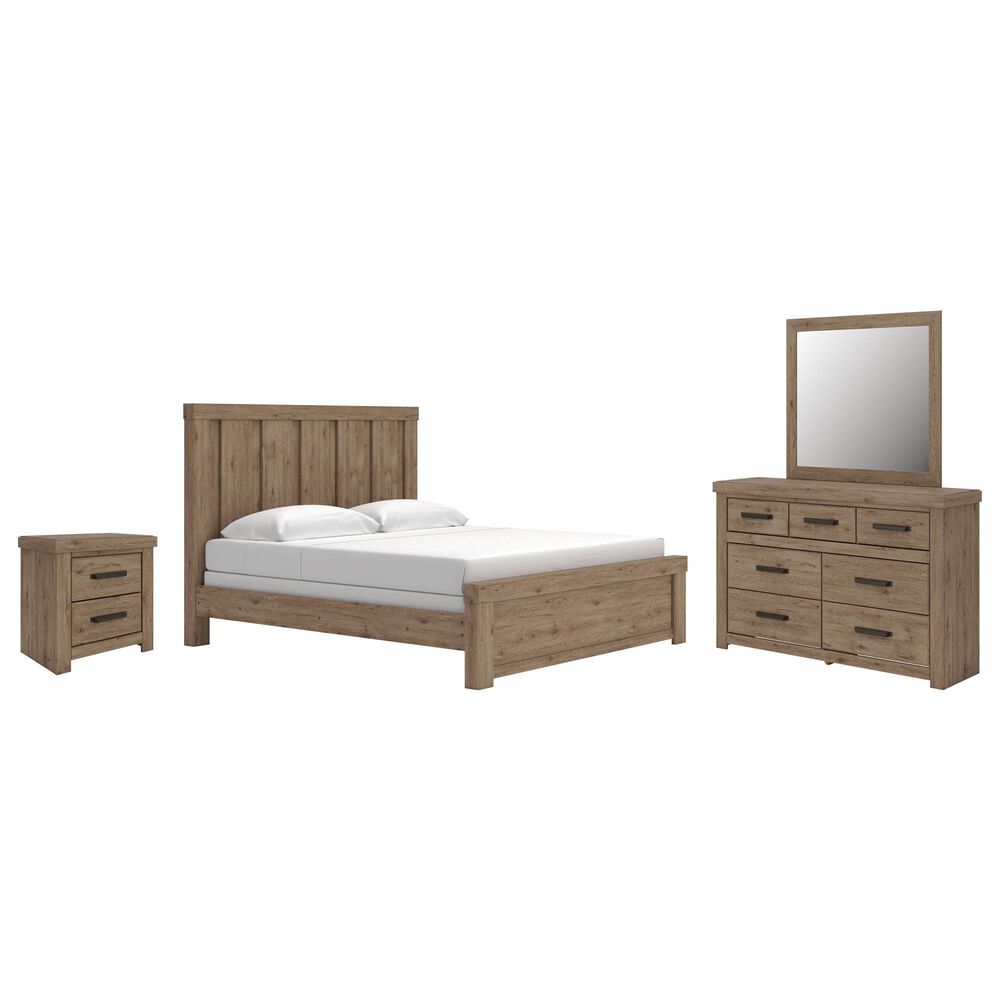Ashley 4-PIECE KING PANEL BEDROOM SET, , large