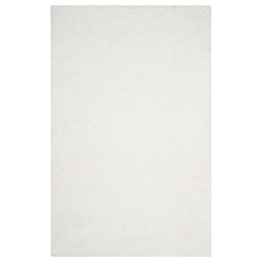 Safavieh Sheep Shag SSG120B 6" x 9" Ivory Area Rug, , large
