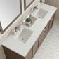 James Martin Vanities Chicago 72" Double Bathroom Vanity in Whitewashed Walnut with 3 cm Lime Delight Quartz Top and Rectangular Sinks, , large