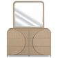 Furniture of America Tangentry 6-Piece Queen Bedroom Set in Natural, , large