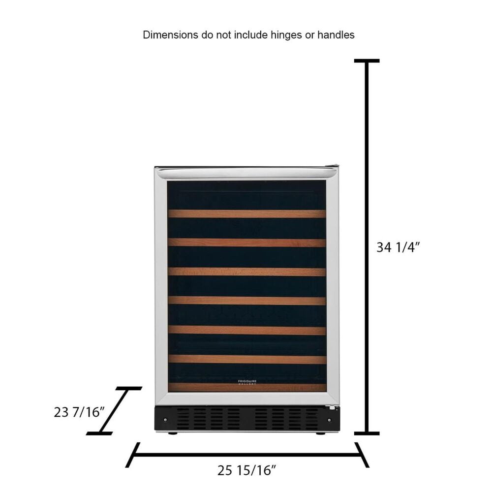 Frigidaire Gallery 5.5 Cubic Feet 52 Bottle Wine Cooler, , large