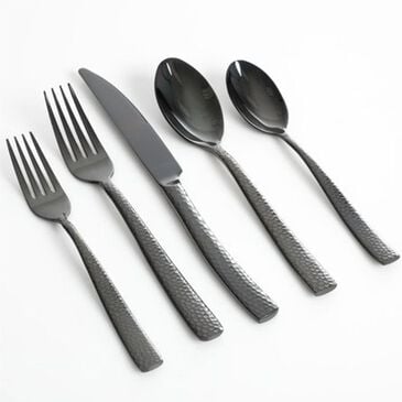 Gibson Home Stonehenge 20-Piece Flatware Set in Black, , large
