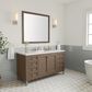 James Martin Vanities Chicago 60" Single Bathroom Vanity in Whitewashed Walnut with 3 cm Lime Delight Quartz Top and Rectangular Sink, , large