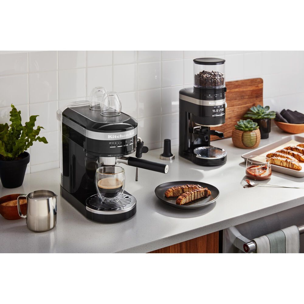 KitchenAid Burr Coffee Grinder in Onyx Black, , large