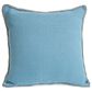 20" x 20" Throw Pillow with Stitch Piping in Blue, , large