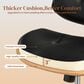HOMLUX Ergonomic Swivel Office Chair with Button-Tufted Cushion in Black, , large