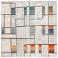 Timberlake Rainbow Shutters 24" x 24" Canvas Art in White/Gray/Blue, , large