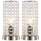 LumiSource Chandelier Uplight in Brushed Nickel and Chrome (Set of 2), , large