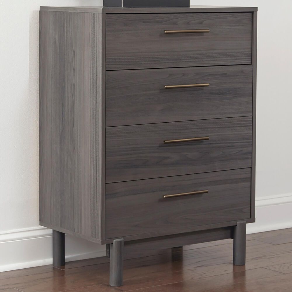 Signature Design by Ashley Brymont 4 Drawer Chest in Warm Gray, , large