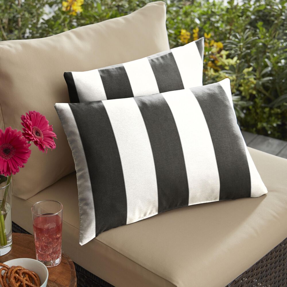 Sorra Home Sunbrella 13" x 20" Pillow in Cabana Classic (Set of 2), , large