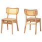 Baxton Studio Tadeo Side Chair in Natural (Set of 2), , large