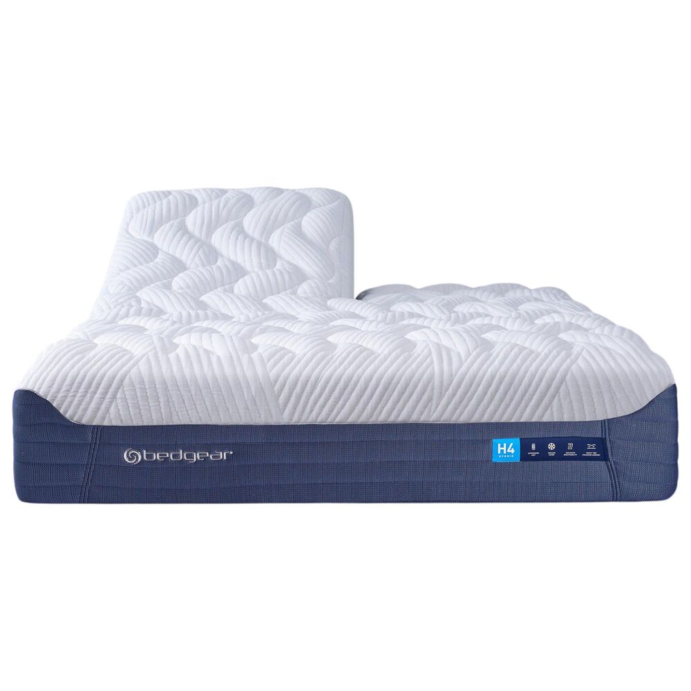 Bedgear H4 Hybrid Medium Pillow Top Flex Head Queen Mattress in a Box, , large