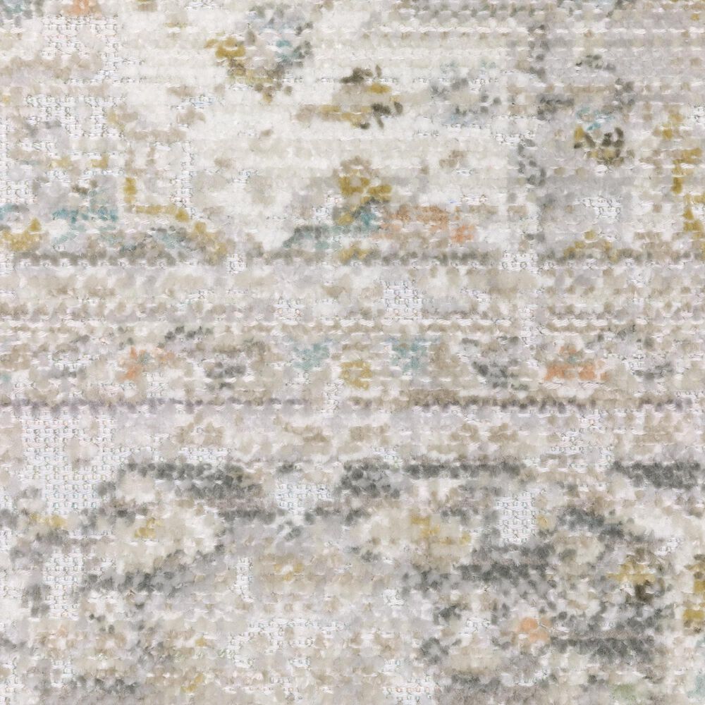 ROW by Oriental Weavers Cavett Gray and Orange 5'3" x 7'6" Area Rug, , large