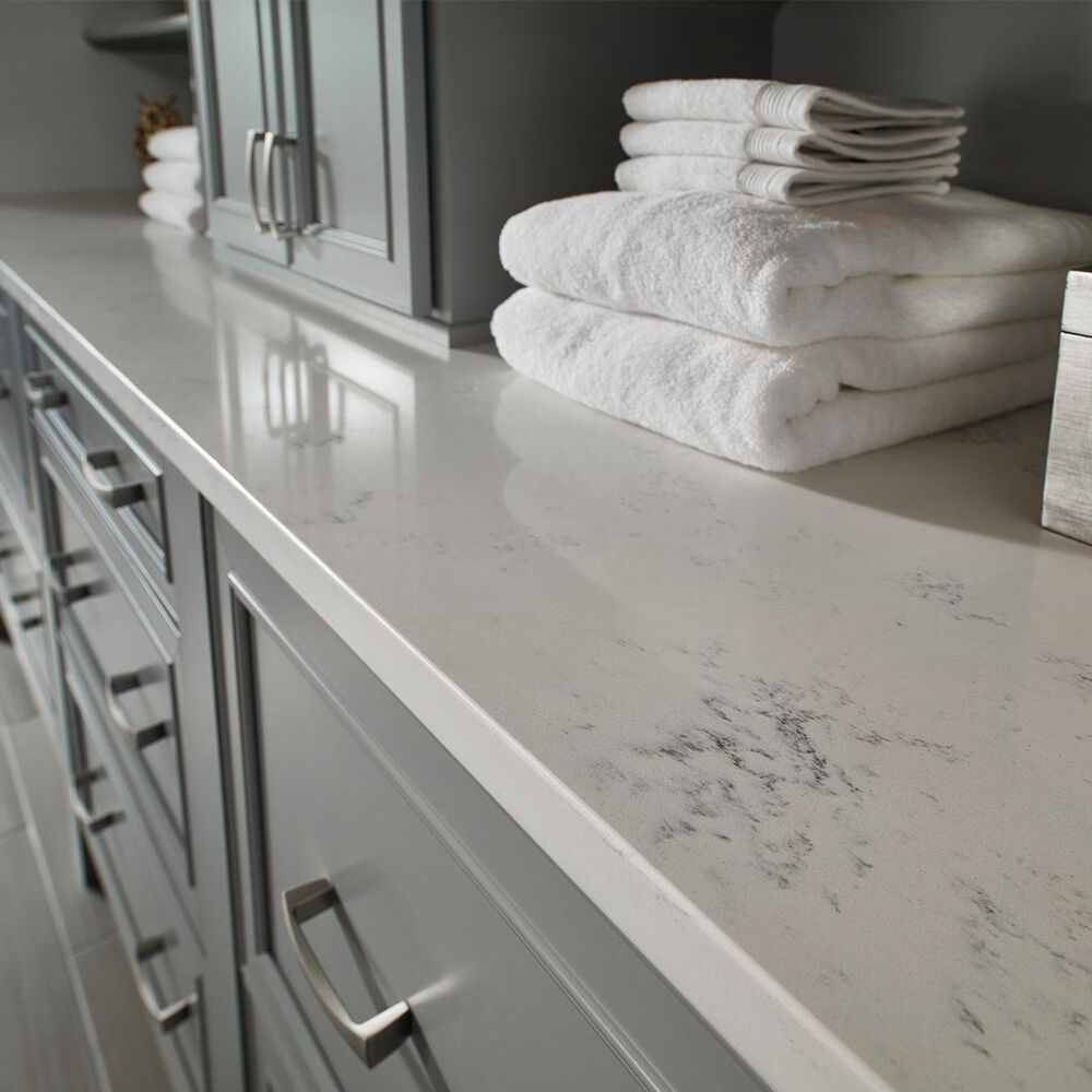 NFM Custom Countertops Carrara Marmi 3cm Quartz Countertop, , large