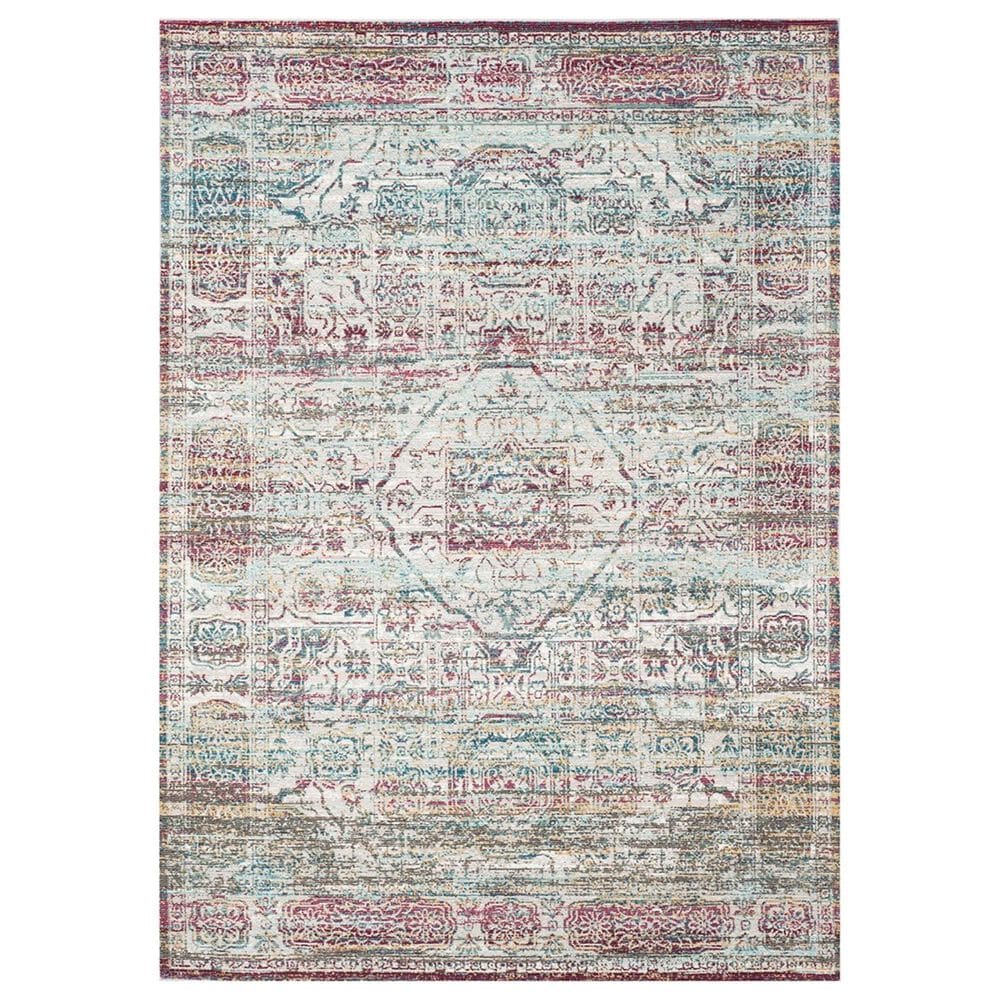Safavieh Aria ARA179R 4" x 6" Red and Creme Area Rug, , large