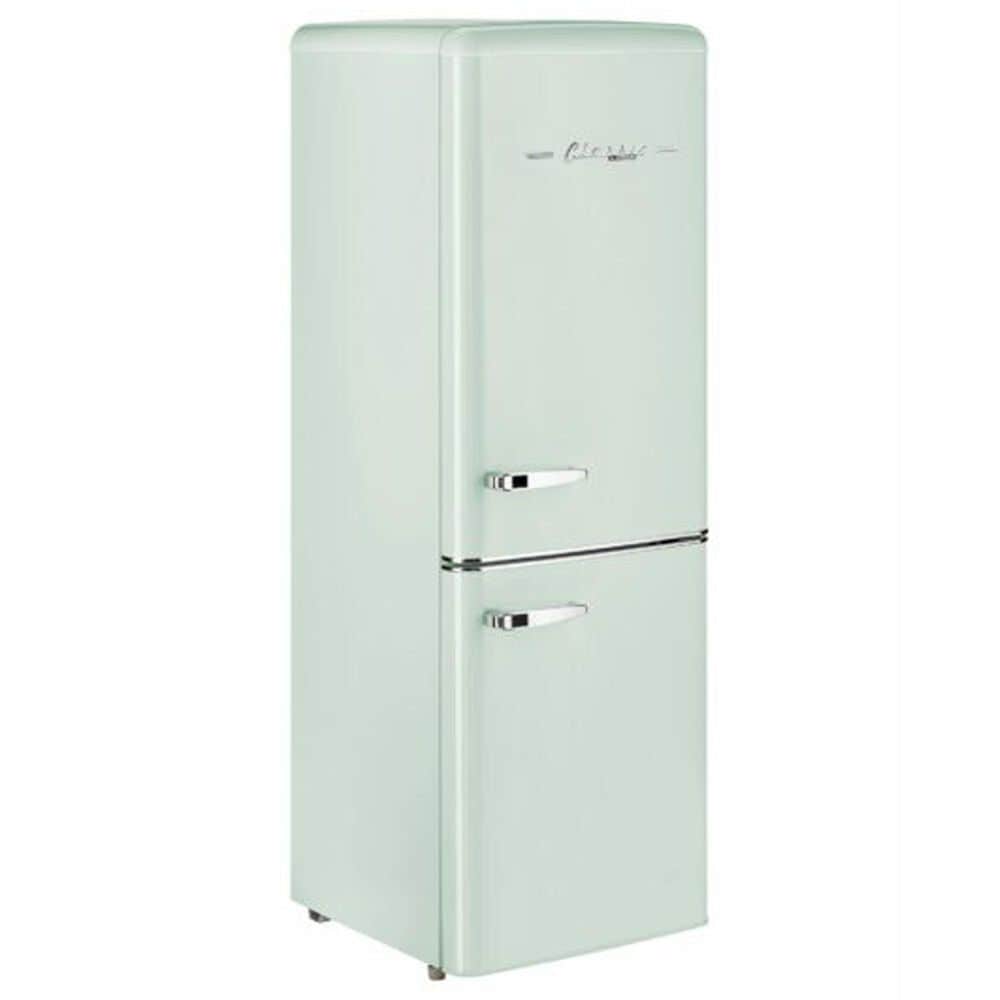 Unique Appliances Classic Retro 7 Cu. Ft. Bottom Freezer Refrigerator in Summer Mint Green, , large