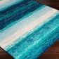 Surya Paramount 7"10" x 11"2" Teal, Aqua, Navy, Taupe and Cream Area Rug, , large