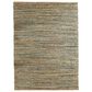 L&R Resources Natural Fiber Teal 5" x 7"9" Area Rug, , large