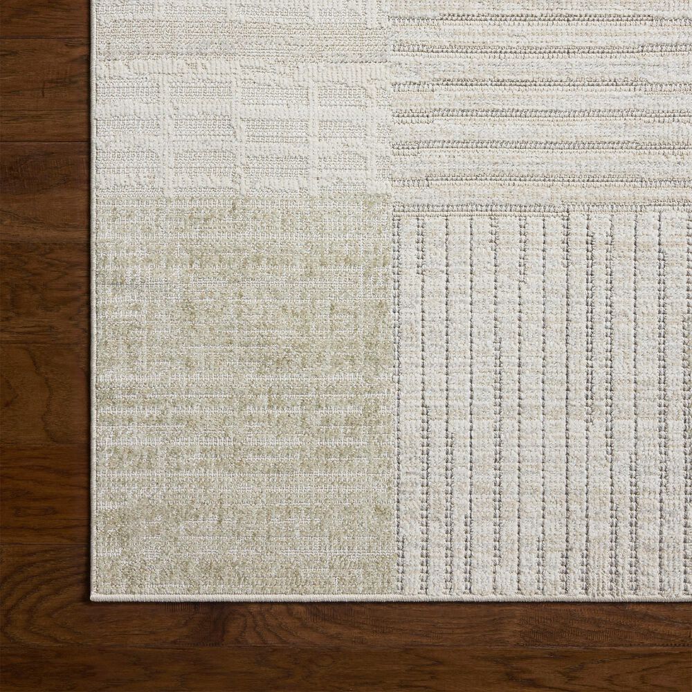 Loloi Roxie Linen and Sage 7'10" x 10' Area Rug, , large