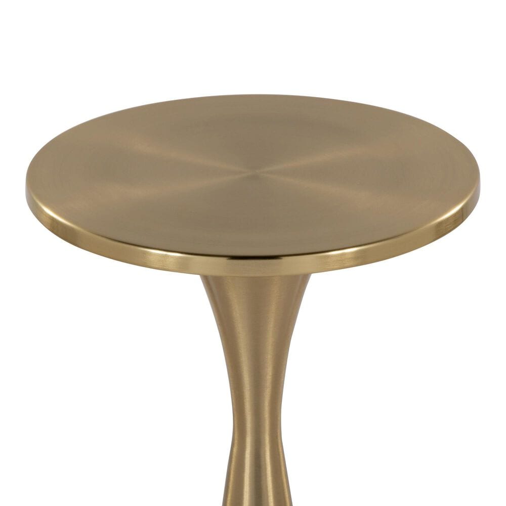 Lumisource Gemma 22&quot; Side Table in Modern Brass, , large