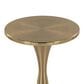 Lumisource Gemma 22" Side Table in Modern Brass, , large