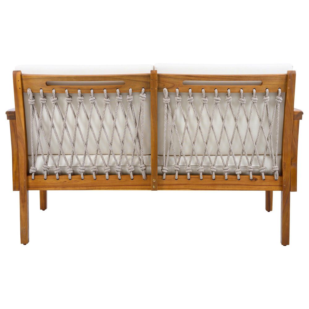 HOMLUX 2-Piece Outdoor Conversation Set with Cushions in Cream and Oatmeal, , large