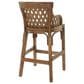 Office Star Products Plantation 30" Bar Stool in Brown Stained, , large