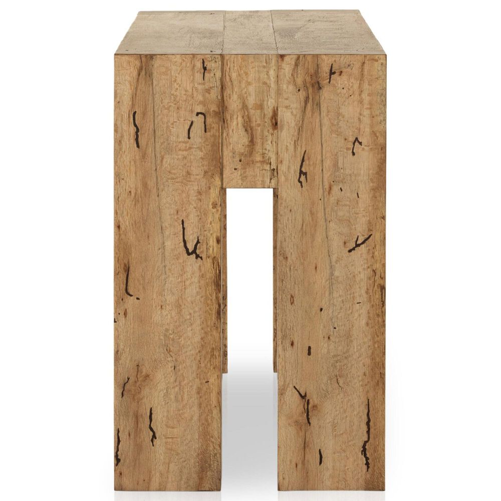 Four Hands Abaso Console Table in Rustic Wormwood Oak, , large