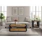 Mayberry Hill Breckenridge 2-Drawer Coffee Table in Light Oak and Black, , large