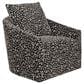 Huntington House Swivel Accent Chair in Animal Print, , large