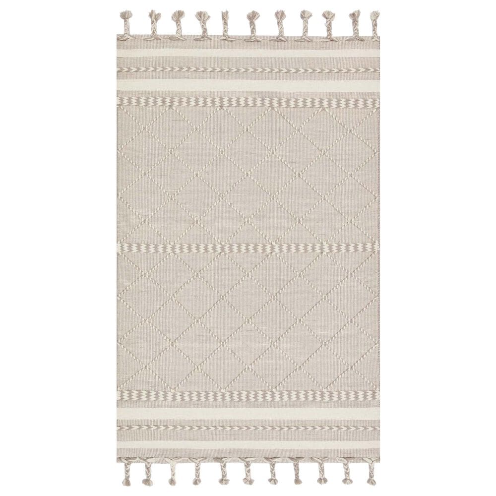 Loloi II Sawyer SAW-05 2"3" x 3"9" Silver Area Rug, , large
